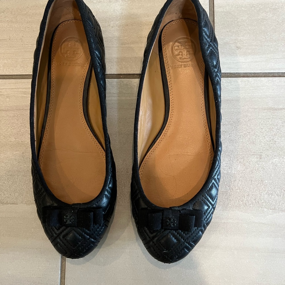 Tory Burch Marion quilted ballet flats
